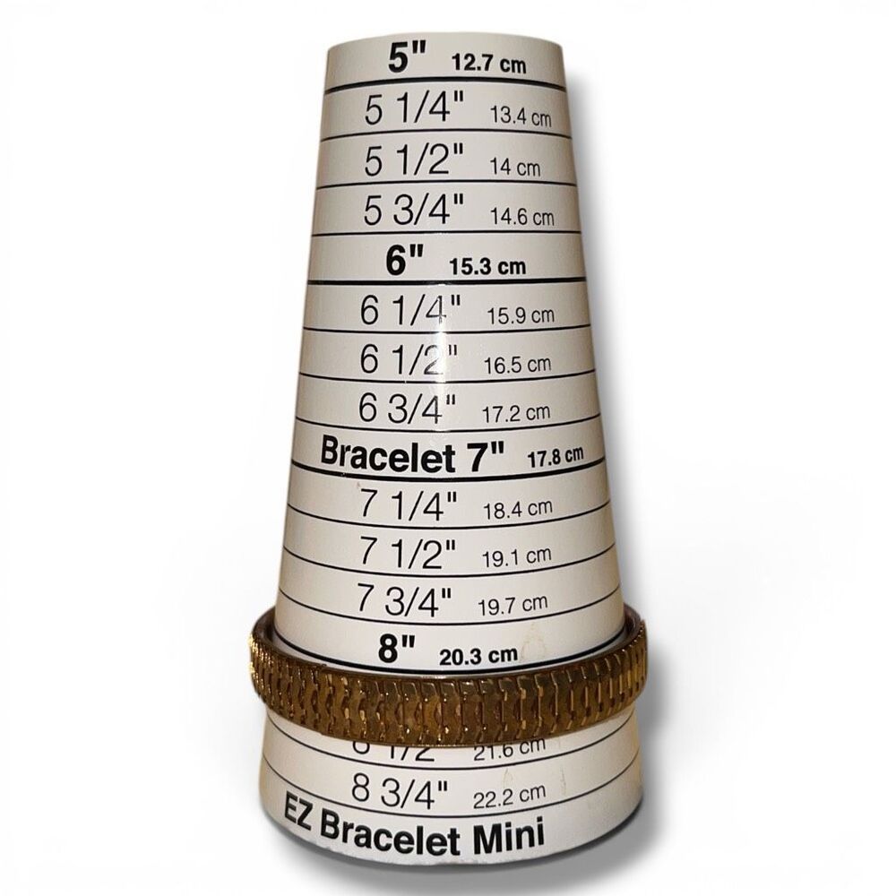 Vintage Lightweight Copper Textured Bracelet – 8 Inch - Picture 7 of 7